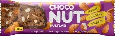Фото для Kultlab Kult Bar Choconut, 50 гр (Миндаль и Шоколад) шт, арт. 0105030