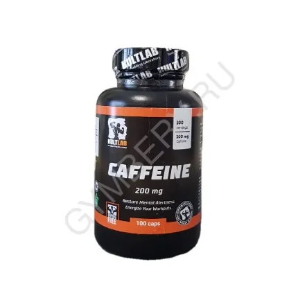 Фото для Kultlab Caffeine 200 мг, 100 капс (Капсулы) 0111007