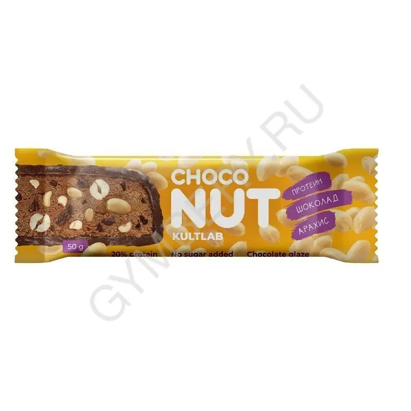Kultlab Kult Bar Choconut, 50 гр (Арахис и Шоколад) шт, арт. 0105027