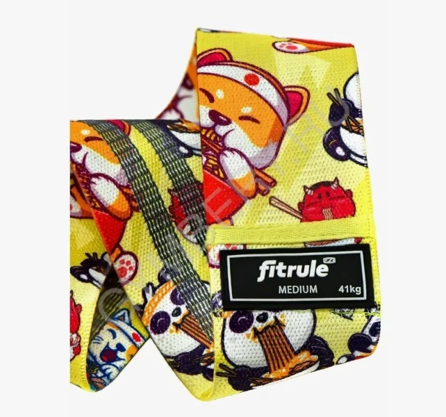 Фото для FitRule Фитнес-резинка тканевая (принт спагетти) 41кг шт, арт. 2313017