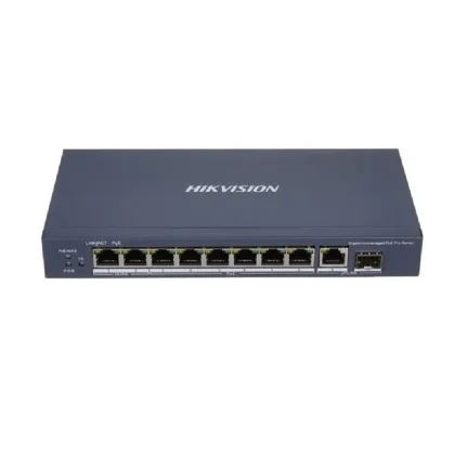 Коммутатор на 8 PoE портов Hikvision DS-3E0510HP-E