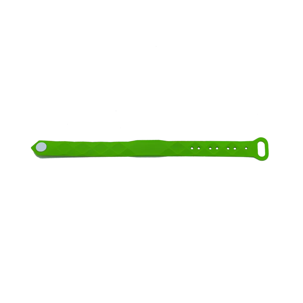 Браслет SmartTag Mifare бриллиант зеленый с застежкой