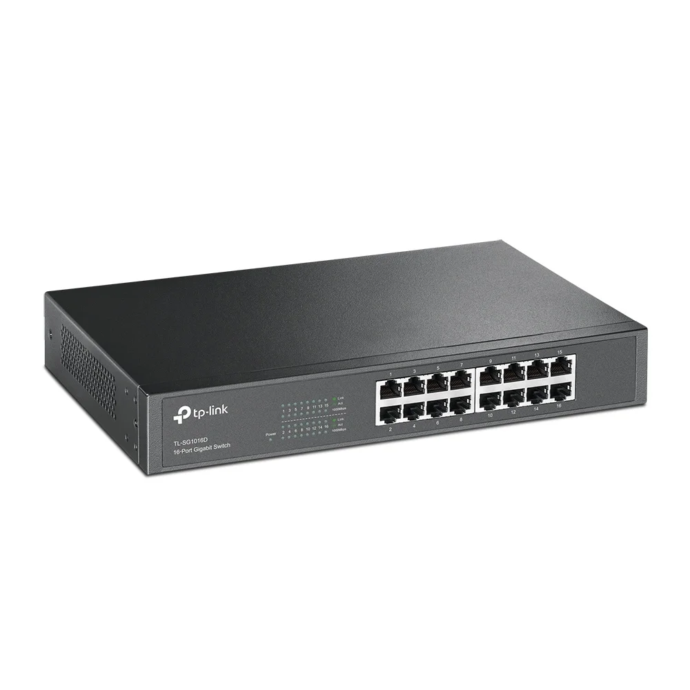 Коммутатор на 16 Ethernet портов TP-Link TL-SG1016D