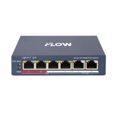 Фото для Коммутатор на 4 PoE порта iFlow F-SW-EM206POE-VM