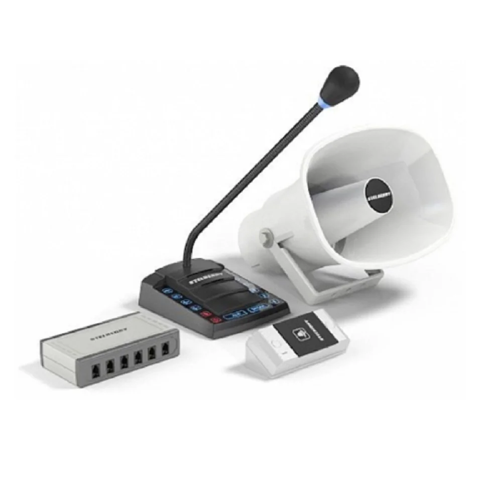 Переговорное устройство "клиент-кассир" для АЗС с системой громкого оповещения Stelberry S-505