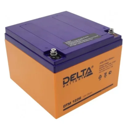Аккумулятор Delta DTM1226 (12В 26А/ч)