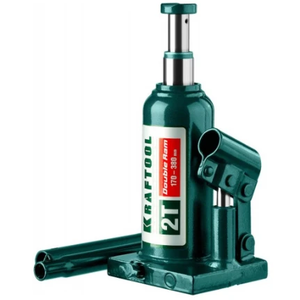Фото для Домкрат 2,0 т гидравлический (170-380мм),телескопический,2-х штоковый - KRAFTOOL