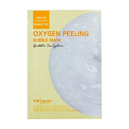 Фото для Тканевая кислородная маска для лица TRIMAY Oxygen Peeling Bubble Mask(27 мл)