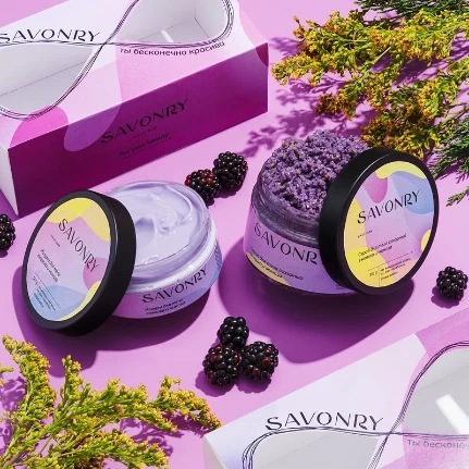 Фото для Набор SAVONRY ЕЖЕВИКА и МИМОЗА (уход за телом)
