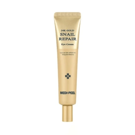 Фото для MEDI-PEEL 24K Gold Snail Repair Eye Cream (40ml) Крем для глаз с 24К золотом и муцином улитки