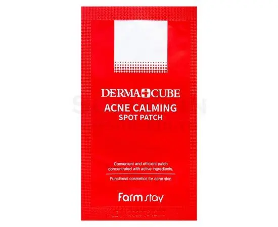 FarmStay Derma Cube Acne Calming Spot Patch Противовоспалительные патчи от прыщей