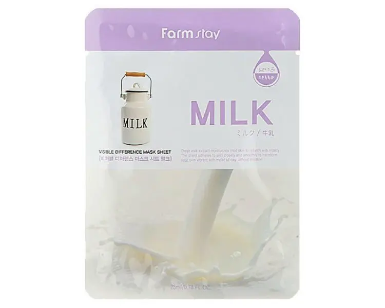 Тканевая маска FarmStay Visible Difference Mask Sheet Milk