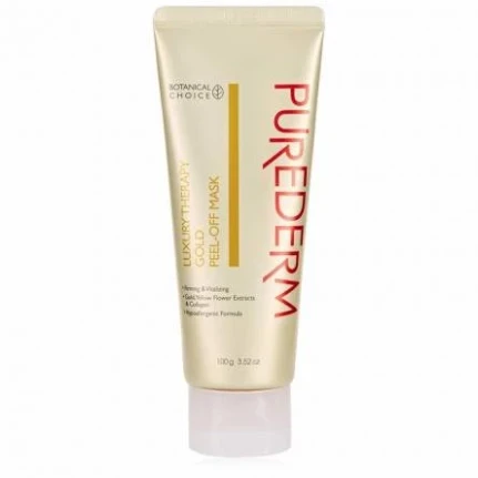 Фото для ЗОЛОТАЯ МАСКА-ПЛЕНКА PUREDERM LUXUTY THERAPY GOLD PEEL-OFF MASK