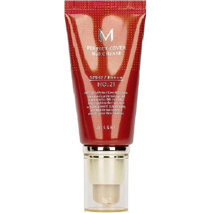 Фото для Тональный крем MISSHA M Perfect Cover BB Cream SPF42/PA+++ (№21/Светло-бежевый) 50мл