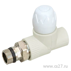 Фото для Кран шаровой прямой для отопления PPR 20 х 1/2