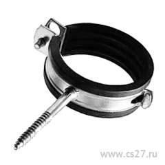 Фото для Хомут FERAT металлический с шурупом и дюбелем 50*70