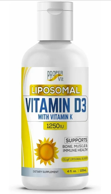 Витамины Д3+К2 PROPER VIT Липосомальный 60порций