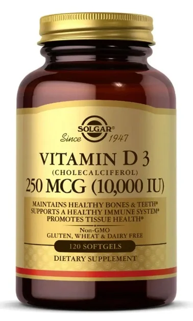 Витамин Д3 SOLGAR 10000 120капс.