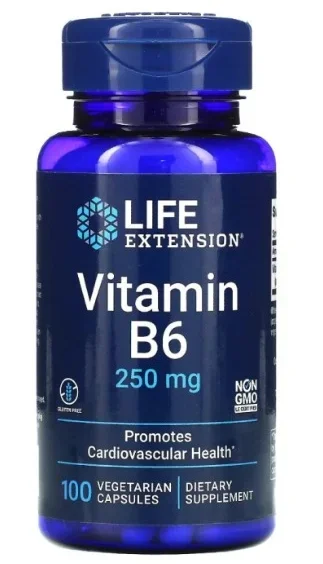 Витамин Б6 LIFE EXTENSION 100капс.