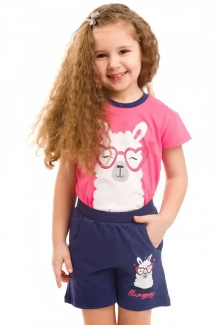 Фото для Костюм для девочек Baby Style (футболка+шорты) р 92-134