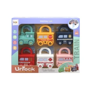 Фото для Машинки-замочки Lanson Toys Паровозик 6шт