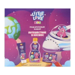 Фото для Набор little love подарочный для купания Путешествие в космос с ароматом бабл гам