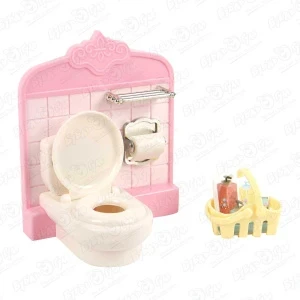 Фото для Мебель для куклы Lanson Toys Ванная комната 10см