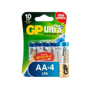 Фото для Батарейки GP Ultra Plus АA LR6 4шт