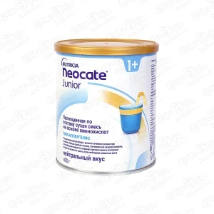 Фото для Смесь Nutricia Neocate Junior гипоаллергенная на основе аминокислот 400г с 12мес