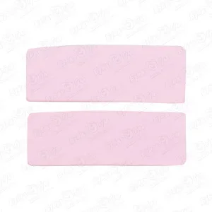 Фото для Заколки матовые прямоугольные нежно-розовые