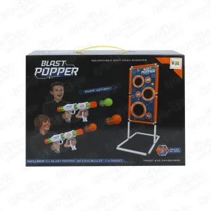 Набор игровой Lanson Toys Blast Popper 2 бластера с мишенью и мягкими шариками