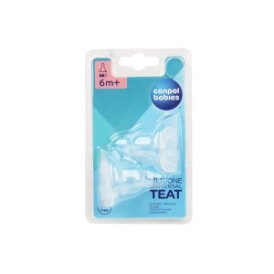 Фото для Соска canpol силиконовая антиколиковая средний поток 2шт с 6мес