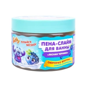 Фото для Пена-слайм Baffy для ванны Лесная черника с сюрпризом 300мл с 3лет