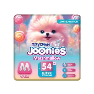 Фото для Подгузники-трусики Joonies Marshmallow M 6-11кг 54шт