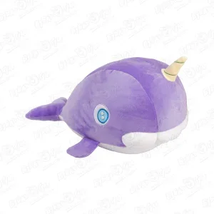 Фото для Игрушка-подушка Кит-единорог фиолетовый