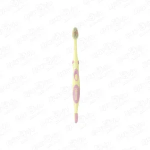 Зубная щетка HANIL мануальная морской конек розовый с 6-9лет