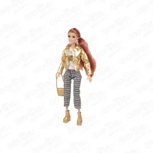 Фото для Кукла София с рыжими волосами в золотой куртке