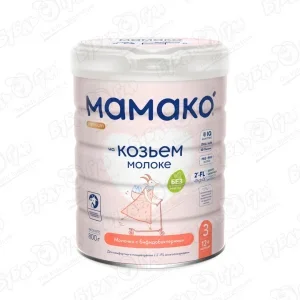 Фото для Смесь Мамако Premium 3 на козьем молоке с бифидобактериями 800г с 12мес БЗМЖ