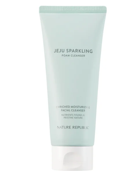 Jeju Sparkling Foam Cleanser / Пенка для умывания с минеральной водой.