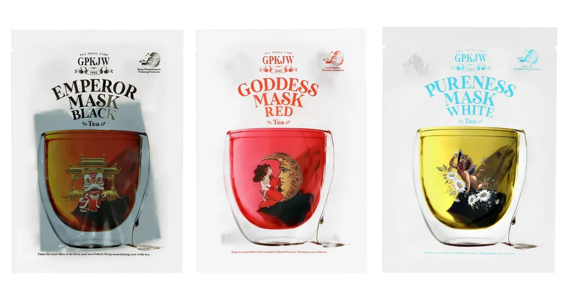GPKJW Mask Emperor Tea Total/ Маска для лица тканевая с экстрактом чая