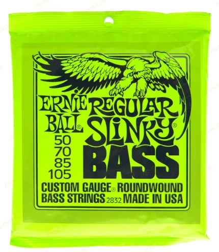 Фото для Струны для 4-х/c бас гитары Ernie Ball 2832 Regular Slinky
