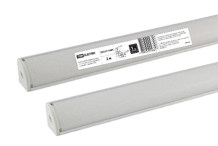 Фото для Профиль Угловой Ал.К10299-2AM д/LED 16*16*2000мм +PС матовый+заглушки+крепеж 4