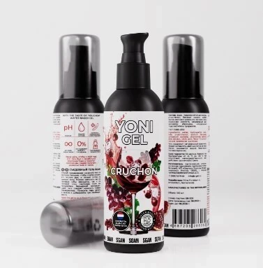 Фото для Съедобный лубрикант SGAN YONI GEL со вкусом крюшона, 100 мл