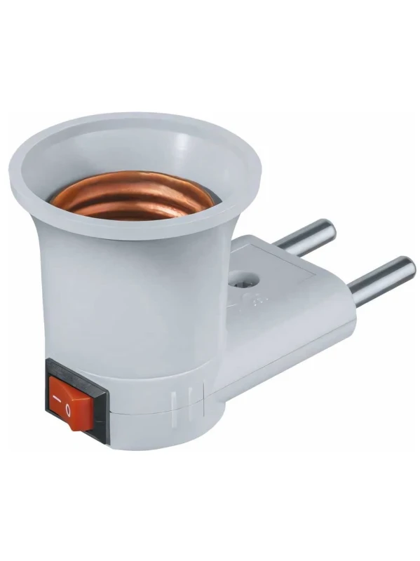 
Патрон-переходник с розетки на Е27 71 992 NLA-S-E27 Navigator 71992