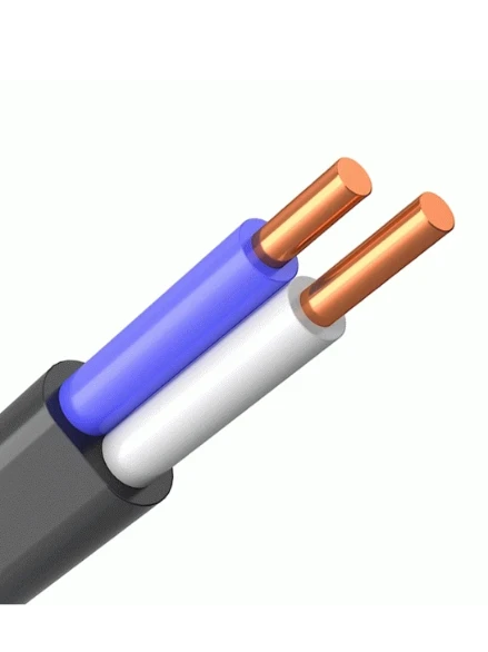 Кабель силовой ВВГ Пнг(А)- LS 2*2.5 (N.PE)-0.66 ГОСТ Промэко