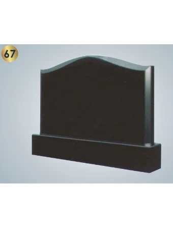 Фото для № 67 Памятник из черного гранита