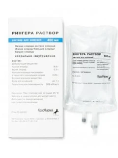 Фото для Рингер 400 мл пл/п 1 фл.
