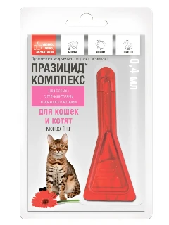 Фото для Празицид комплекс д/кошек до 4 кг