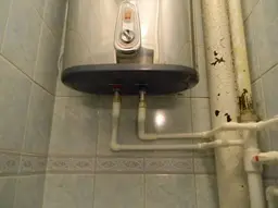 Установка электрического водонагревателя